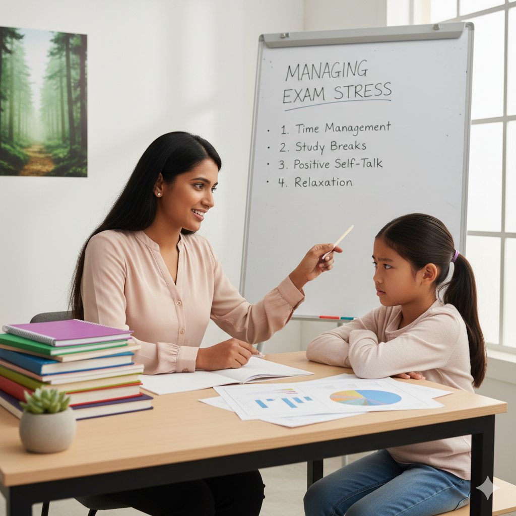 Children counselling and academic stress support in Hyderabad