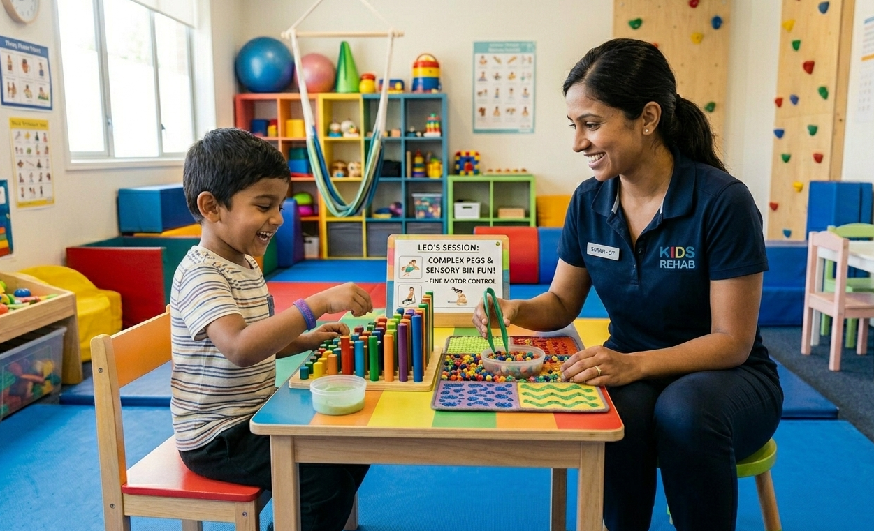 Child therapy and counselling support at Aarambh Rehabilitation